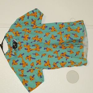 A.Lab Mushroom Button Down, Short sleeve,  XL